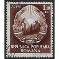 Mi 1378: 1 L. 10 red-brown Definitive Stamp: Em...