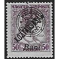Mi 64 II: 50 b. purple Overprinted Hungarian De...