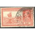 India 1937 - SG 251 - KGV1 Dak Runner 2a orange...