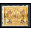 Used Revenue 4c N.Y. Stock Transfer Fine Just C...