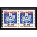 O135 20c Eagle Fine MNH Pair KA2039