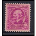861 3c Ralph Emerson Fine Plus MNH KA2324