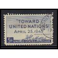 Used 928 5c United Nations Fine KA7753