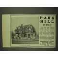 1903 American Real Estate Co. Park Hill Home Ad