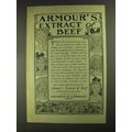 1903 Armour's Extract of Beef Ad