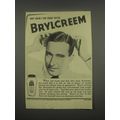 1949 Brylcreem Hair Dressing Ad - Dry hair? No ...