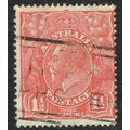 Australia 1926 1½d Golden Scarlet Perf 14 SG87a GU