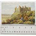 vintage colour postcard Harlech Castle