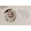 Startled Baby One Year Old Birthday Greetings W...