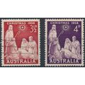 Christmas - Australia 1958 - F H - SG 306/7 (C)