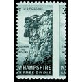 1068, Mint VF NH 3¢ New Hampshire Misperf Freak...