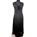 H&M Black Midi Sleeveless Embroidery Cutwork Dr...
