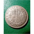 1933 Silver Half Crown Coin King George V UK