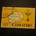 Lesotho 1969 Roof Africa Car Rally 20c Map Trop...