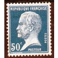 France Sg399 50c Blue fine m/mint (G76)