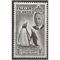Falkland Islands 1952 SG180 1/- Black Mounted M...