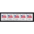 Used 2890 32c G Old Glory Very Fine PNC A5327/5...
