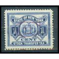 Used Revenue 1c N.Y. Stock Transfer Very Fine W...
