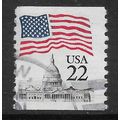 USA 19815 22c FLAG OVER CAPITOL WASHINGTON SG 2...