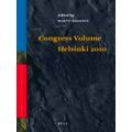 Congress Volume Helsinki 2010