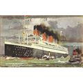 C.G.T. SS ILE DE FRANCE Tuck Oilette Postcard (...