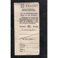 a Postal Order Counterfoil. pre-decimel 2/- 1946 =