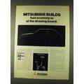1979 Mitsubishi Motors Ad - Builds Fuel Economy