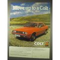 1978 Mitsubishi Colt Sapporo 2000 Car Ad - Move Up To