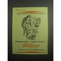 1948 Wolsey Underwear and Cardinal Socks Ad - H...