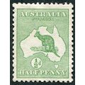 Australia 1913 ½d green Die I SG 1 used