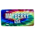 Mayberry USA Tye Die License Plate