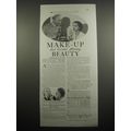 1933 Max Factor Society Make-up Advertisement -...