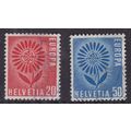 Switzerland 1964 Europa Flower Set Fine Used SG...