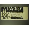 1960 Lancers Vin Rose Wine Ad - An unusual dinner wine