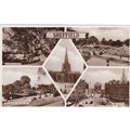 EC823 SHEFFIELD MULTI VIEW. R/P POSTCARD