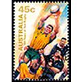 Australia 1999 Rugby 45c Used Stamp