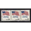 Used 2605 23c U.S. Flag Very Fine PNC A212/3 PA...