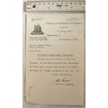 1953 letter Alliance Assurance, Manchester re D...