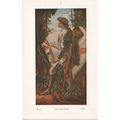 Vintage Medici Society Postcard - Sir Galahad -...
