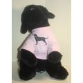 The Black Dog Black Labrador with Pink T-Shirt ...