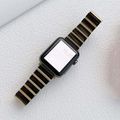 Ceramic One-bead Steel Strap Watchband For Appl...