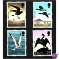 JERSEY 1975 SEA BIRDS SET 4 VALS U/M MINT