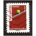 FRA 2009 (56c) 'VACANCES - TENNIS BALL' FINE US...