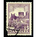 DENMARK 1953 SG 393 15 ORE LILAC HAMMERSHUS CAS...