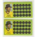 Both 1981 Topps Scratch-Off Variations Omar Mor...