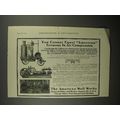 1911 American Well Works Air Compressor Ad!