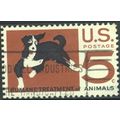 USA 1966 - SG1287 - 5c black/brown - Dog (Human...