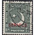 PAKISTAN, 1954 1.5a Star and Crescent official,...