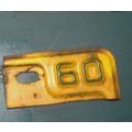 Vintage Car Auto Michigan 1960 '60 Yellow Metal...