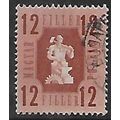 Mi 949: 12 f. red-brown Definitive Stamp: 'Indu...